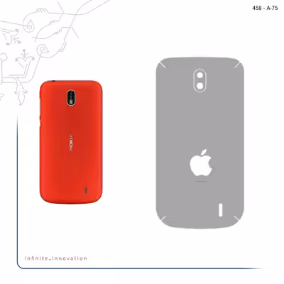 برچسب پوششی ماهوت مدل Apple مناسب برای گوشی موبایل نوکیا 1