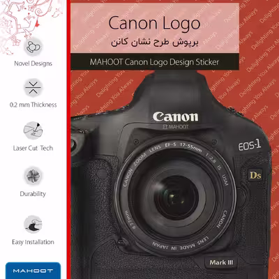 برچسب پوششی ماهوت مدل Canon-Logo مناسب برای تبلت سامسونگ Galaxy Tab 3 8.0 2013 T311