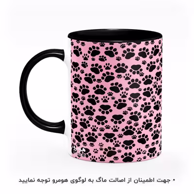 ماگ هومرو طرح بلک پینک مدل MG8219