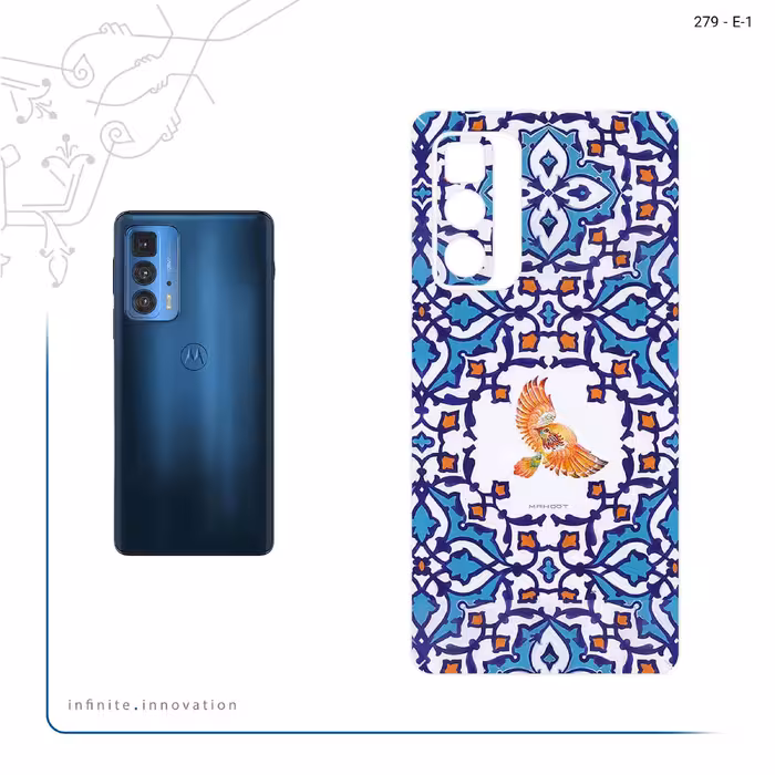 برچسب پوششی ماهوت مدل Homa_Tile مناسب برای گوشی موبایل موتورولا Edge 20 Pro