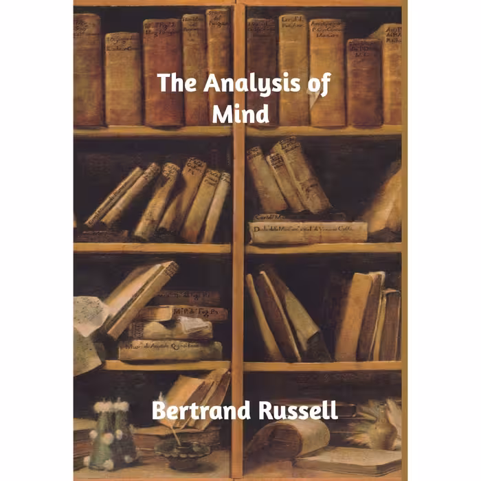 کتاب The Analysis of Mind اثر Bertrand Russell انتشارات Blurb
