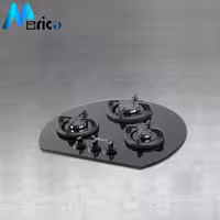 گاز رومیزی میلان کد G34 سه شعله شیشه