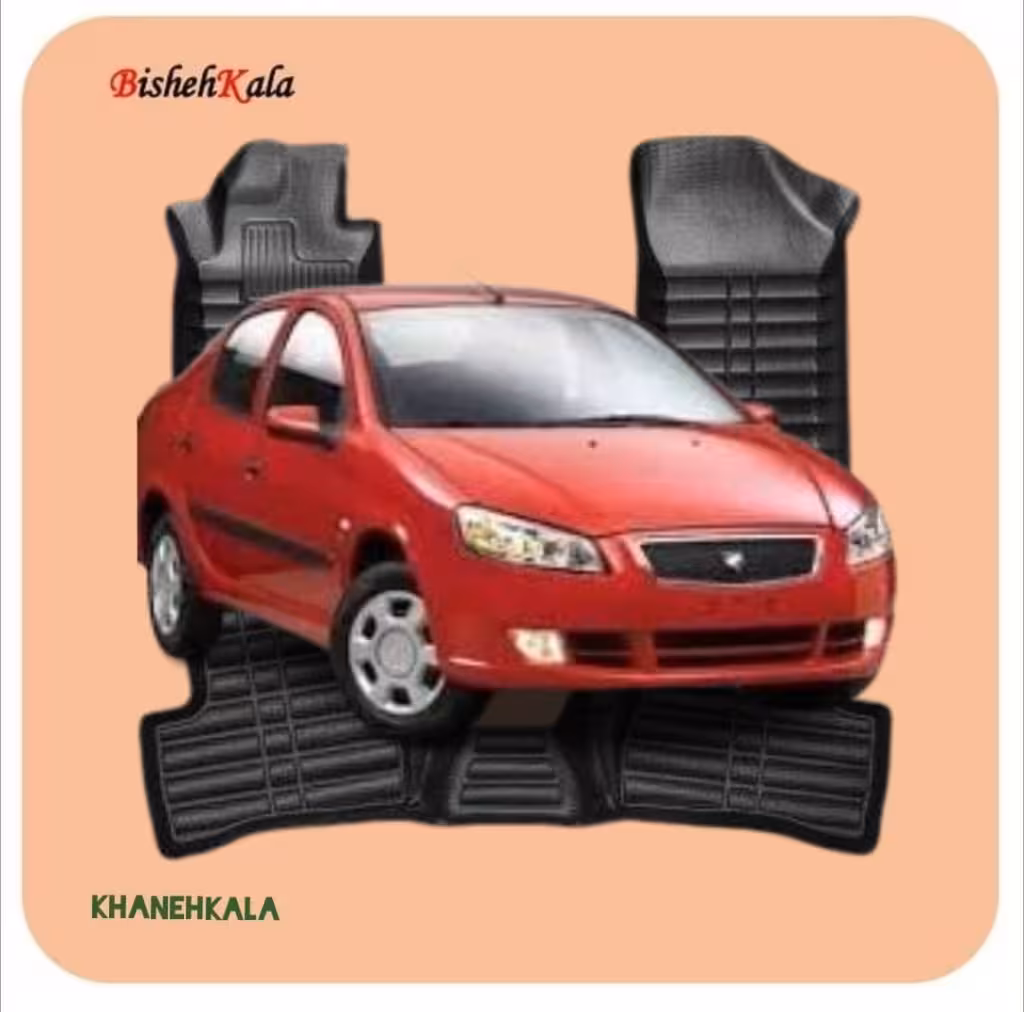 کفپوش سه بعدی اکونومی خودرو پژو 206 هاچ بک