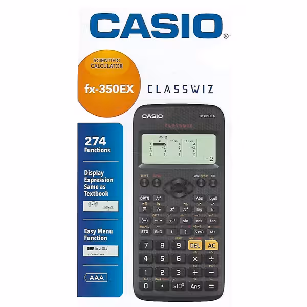 ماشین حساب کاسیو مدل fx-350EX کد1956