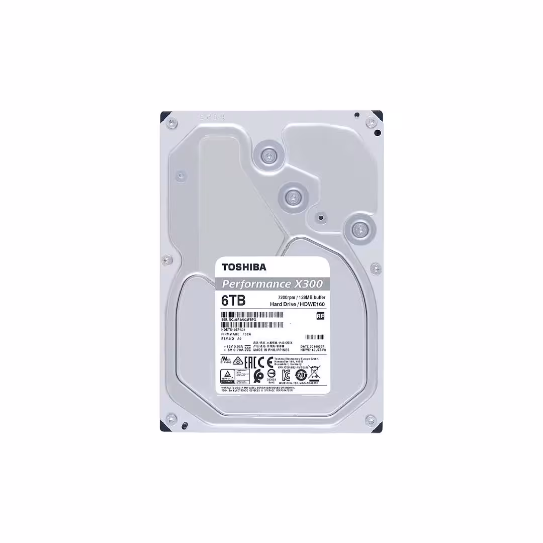 هارد اینترنال توشیبا X300 ظرفیت 6 ترابایت