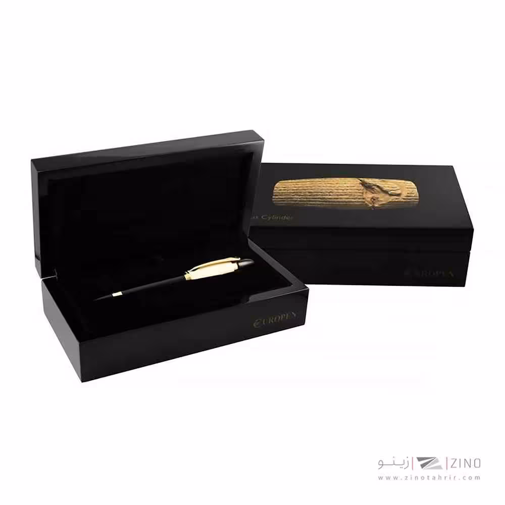 خودنویس نفیس منشور کوروش هخامنشی یوروپن (جعبه نفیس چوبی)