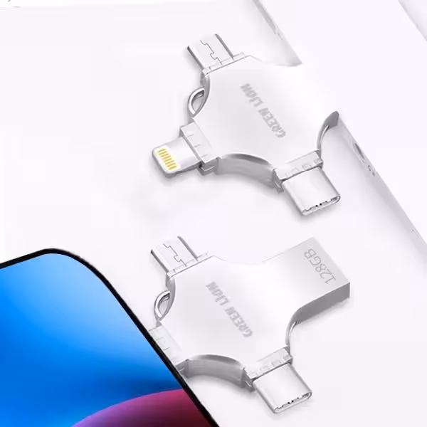 فلش مموری گرین لاین مدل GN4IN1USB128 ظرفیت 128 گیگابایت