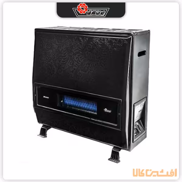 بخاری دودکش دار ایران شرق مدل 9000 (شقایق SH90) طرح مهتاب