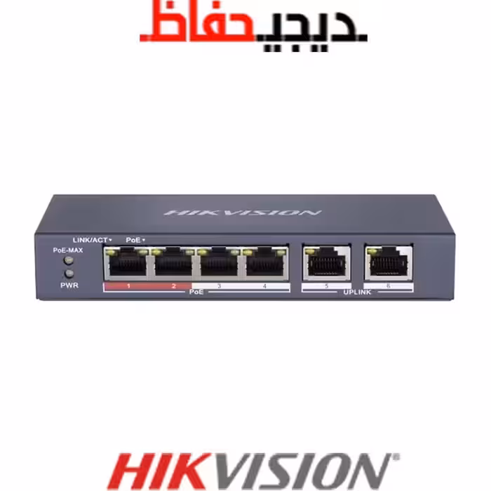 سوییچ 6 پورت POE هایک ویژن مدل DS-3E0106PE/M کد 113