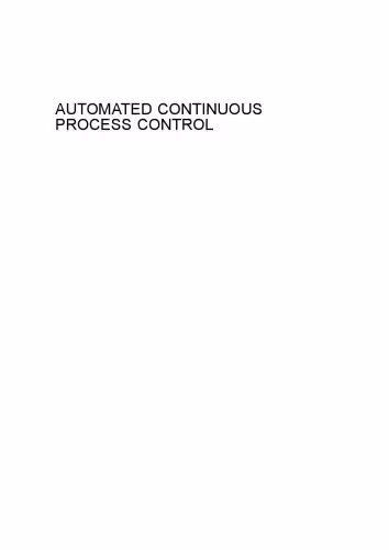 خرید و دانلود نسخه کامل کتاب Automated Continuous Process Control