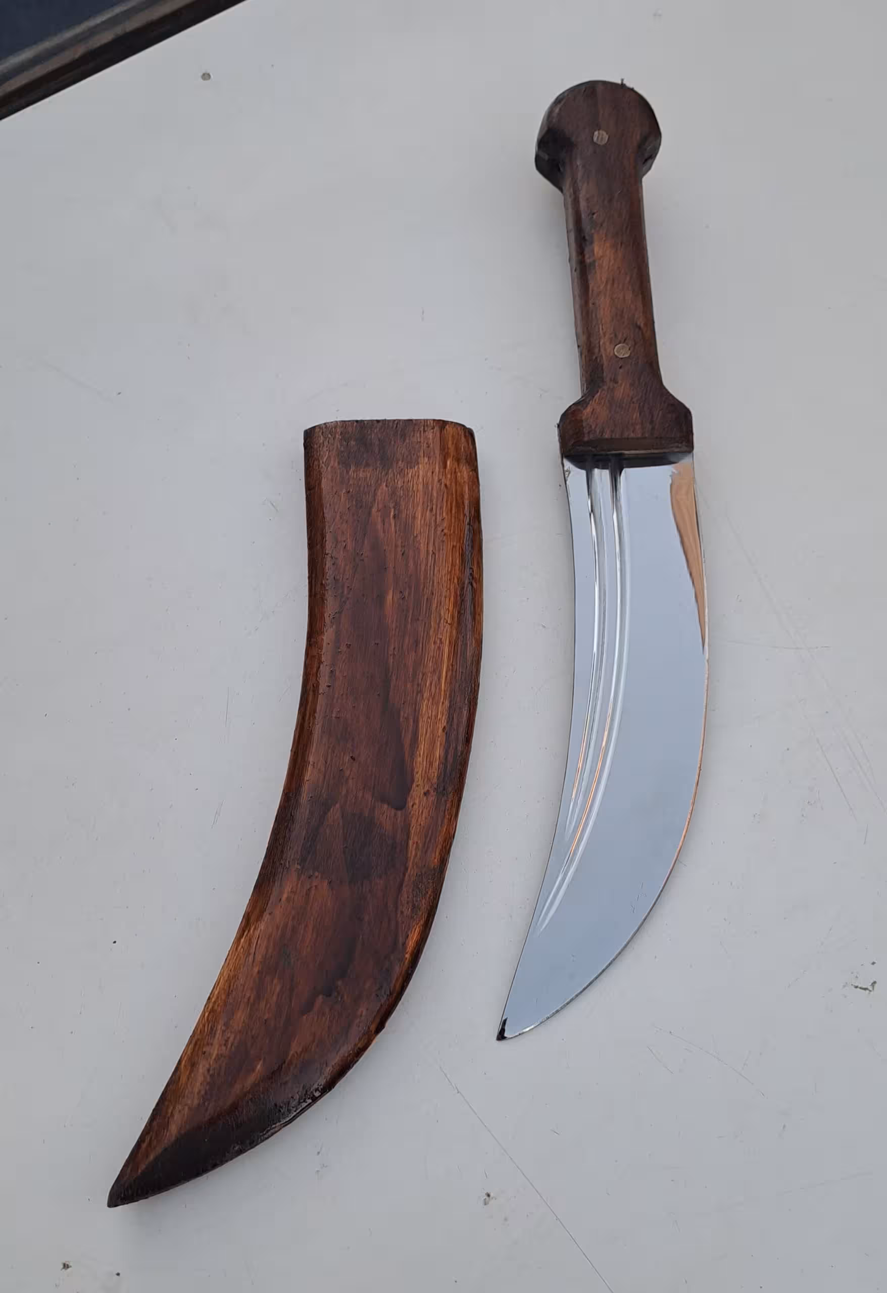 خنجر شمشیر عثمانی با غلاف چوبی