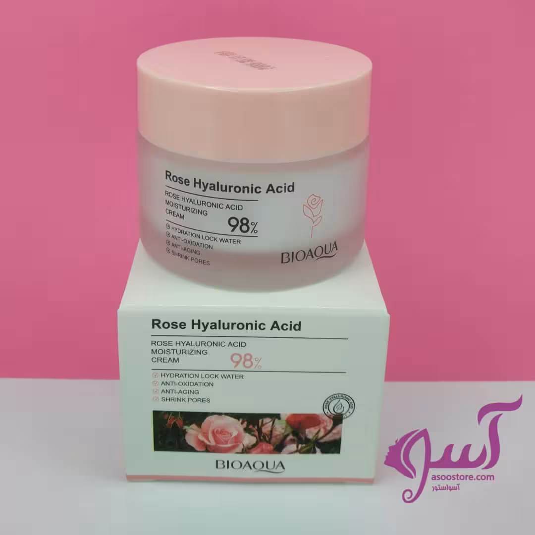 کرم آبرسان گل رز هیالورونیک اسید اورجینال BQY60551
