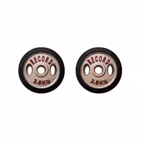 وزنه صفحه هالتر دور لاستیک 2.5 کیلوگرمی رکورد بسته دوعددی