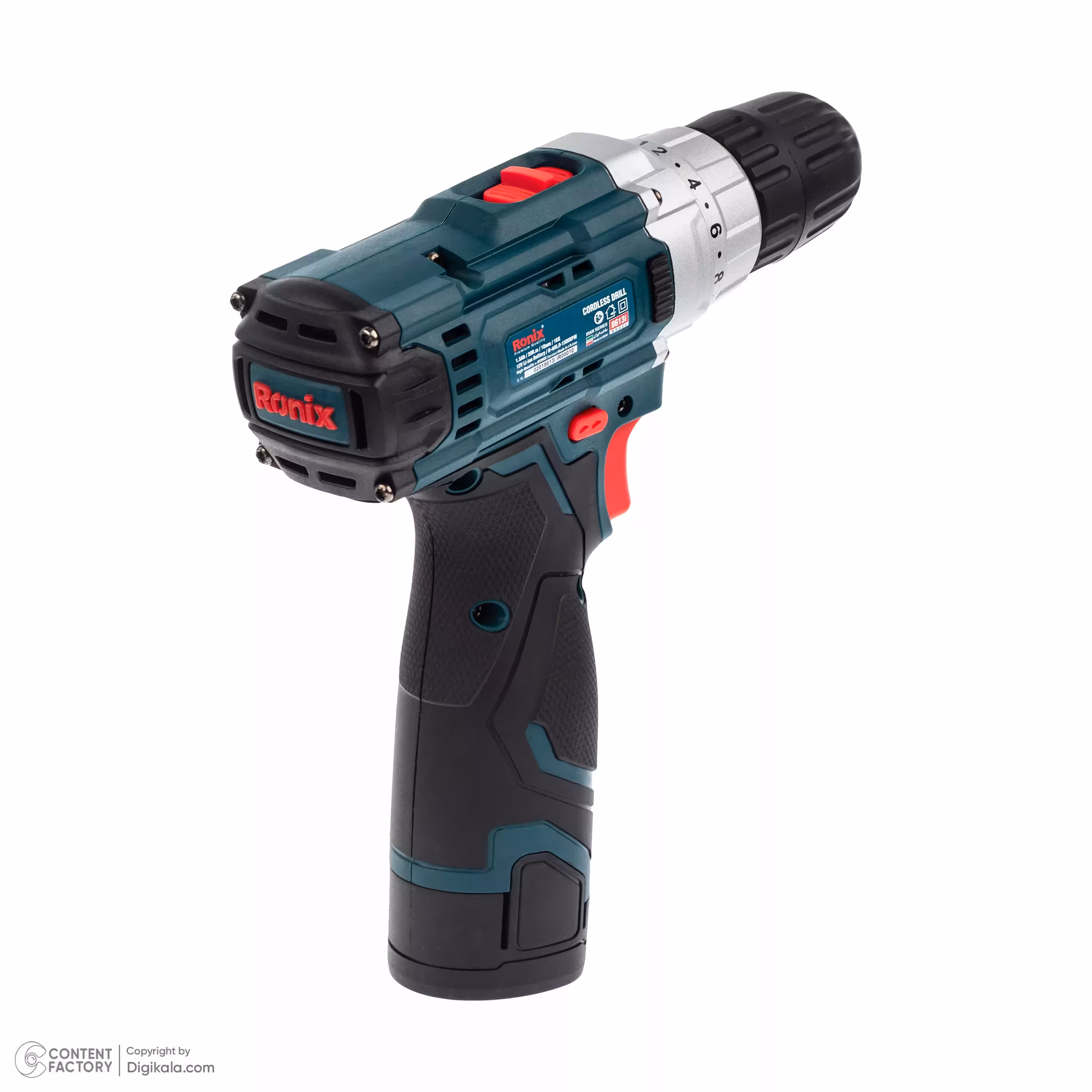 دریل پیچ گوشتی شارژی 10 میلی متری رونیکس مدل 8613i