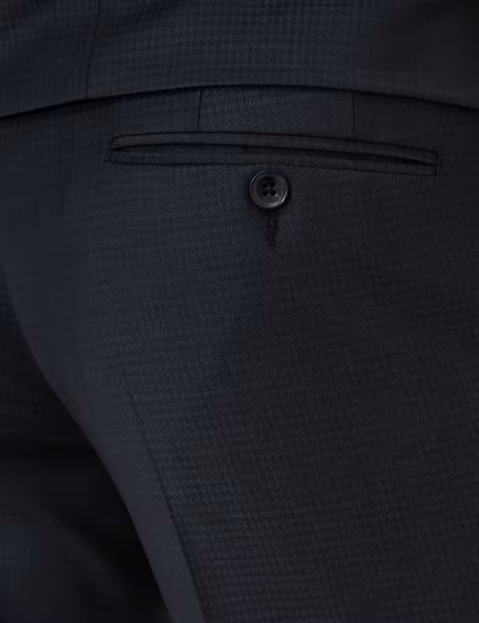 کت و شلوار مردانه مشکی کاشارل