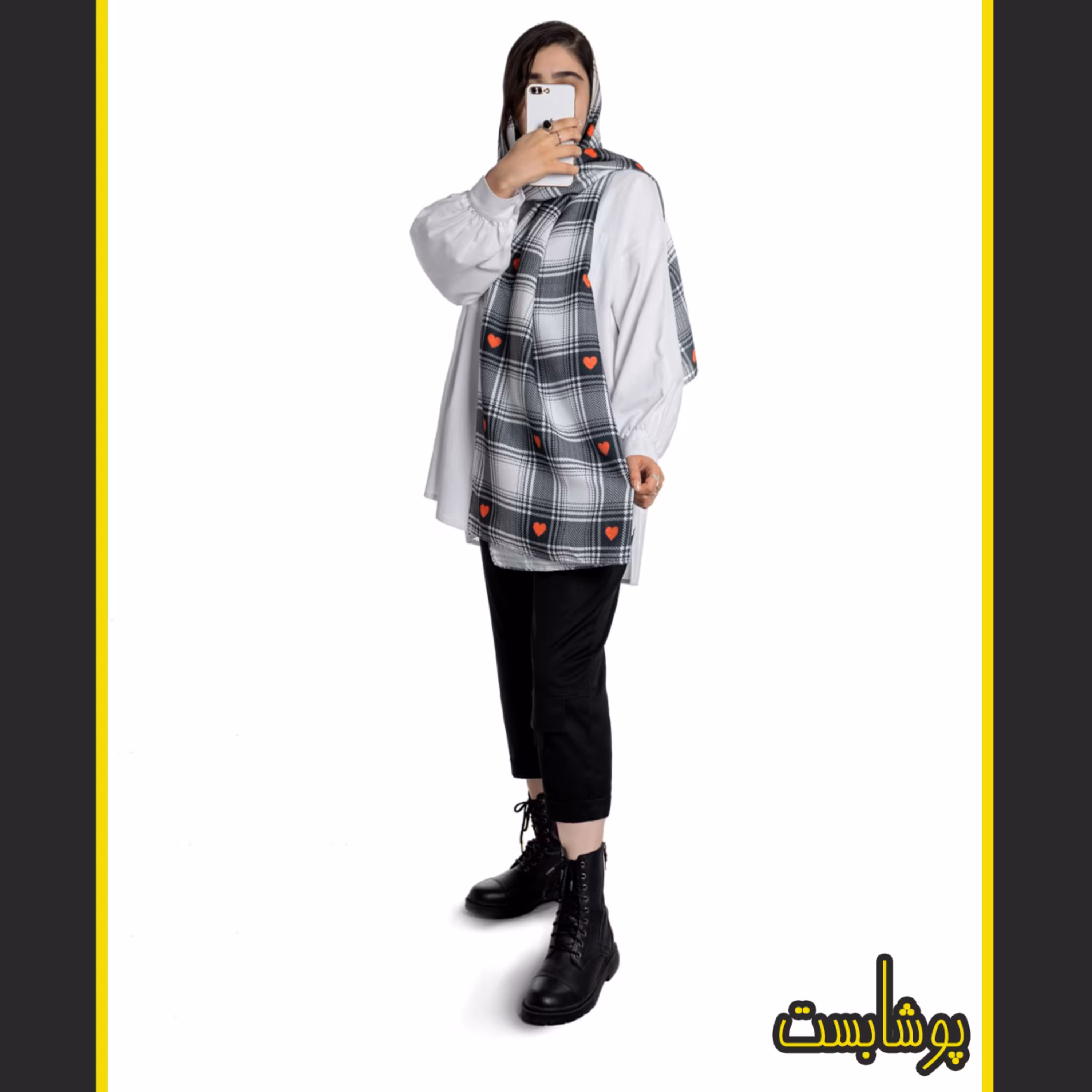 شال زنانه کد T0201 در ابعاد طول 200 و عرض 70