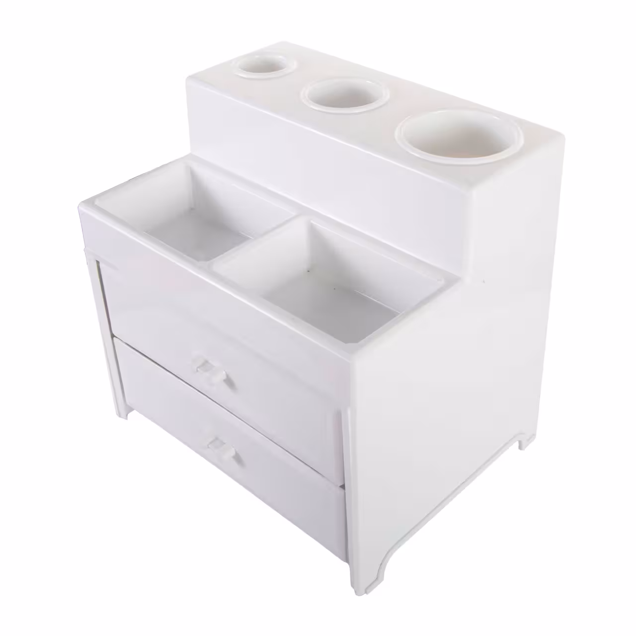 جا لوازم آرایش پلاستیکی مدل 2 کشو