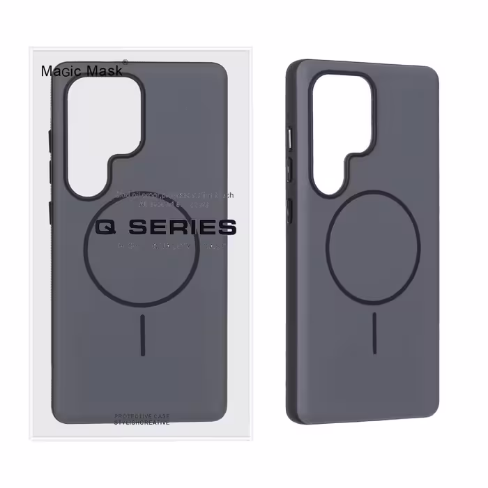 قاب Defender Shield پشت سخت Magsafe برای Samsung Galaxy S25 Ultra مشکی