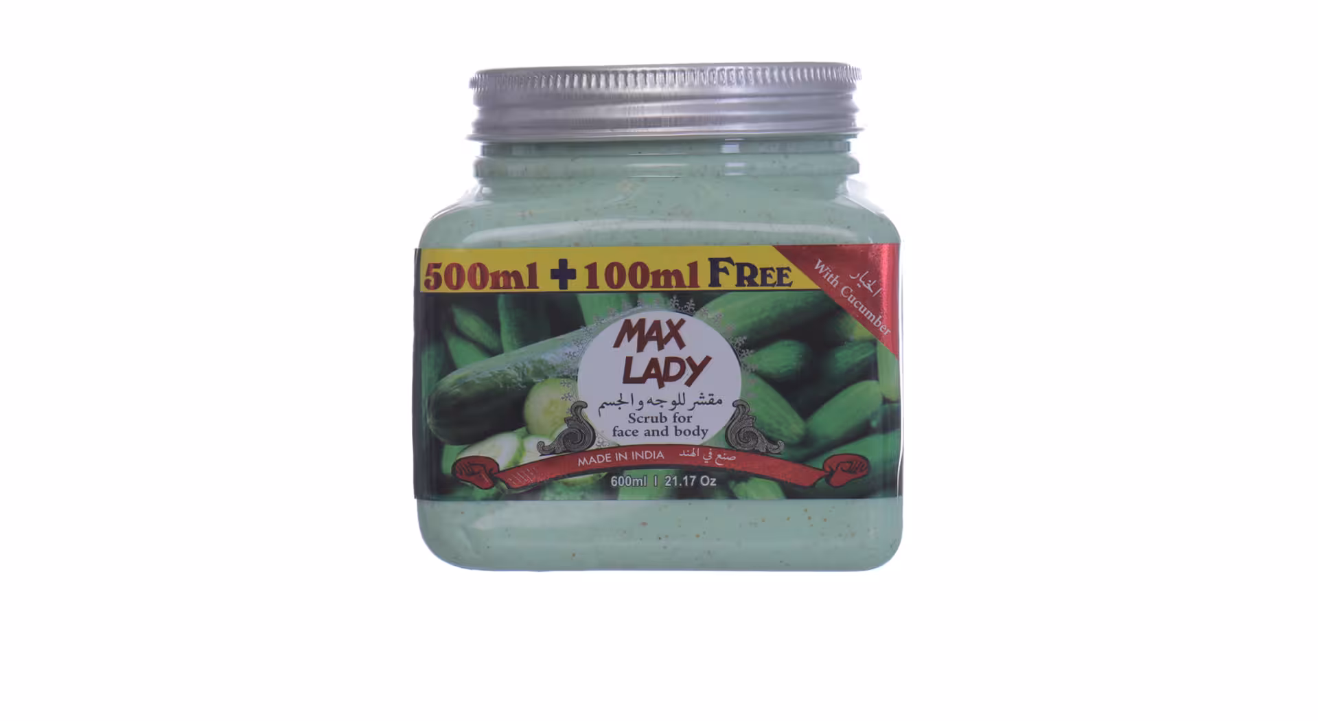 اسکراب شنی خیار مکس لیدی 600ml