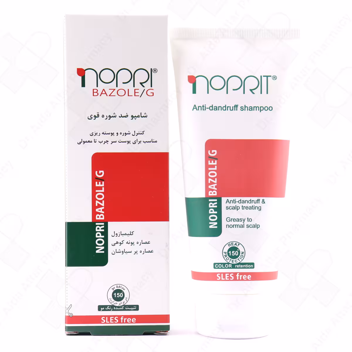 شامپو ضد شوره نوپری بازول جی نوپریت مناسب موهای چرب تا معمولی 200 میلی لیتر