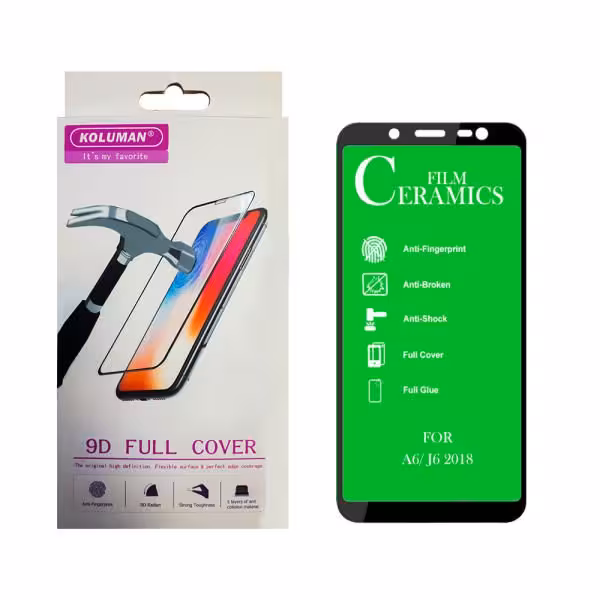 گلس محافظ صفحه نمایش سرامیکی سامسونگ Galaxy J8 2018