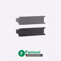 دستگیره پروفیلی مخفی U فرم کمدی طول 2400mm فانتونی L407 - L408