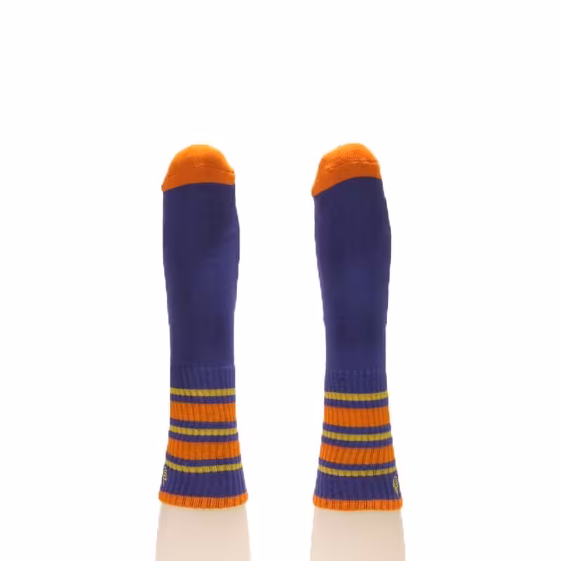 جوراب Bro Style مدل لوگو آبی نارنجی