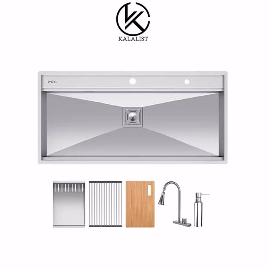 سینک ظرفشویی میکس پلاس مدل D104-A