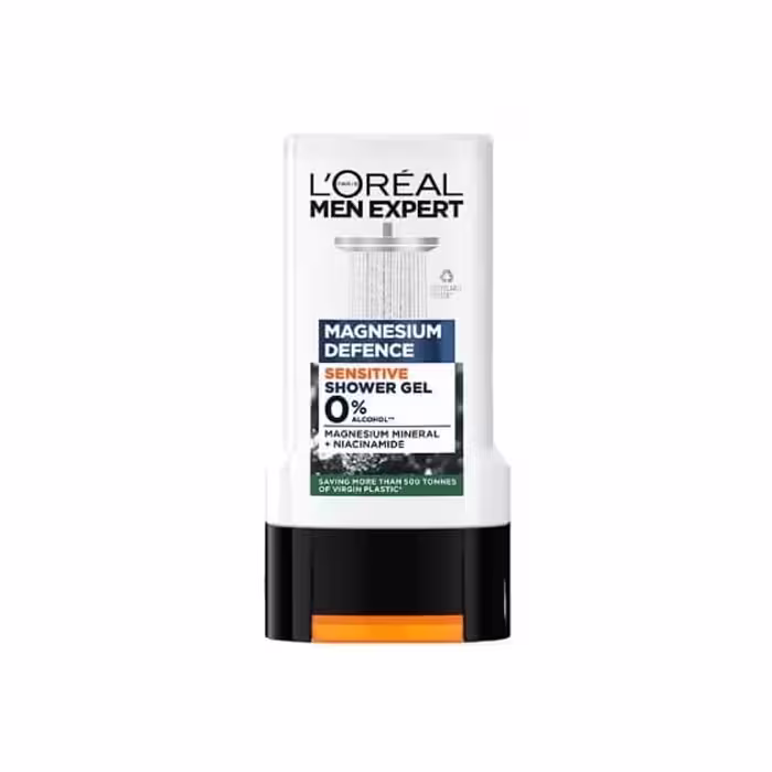 ژل شستشو مردانه لورال Magnesium Defence حجم 300 میلی لیتر