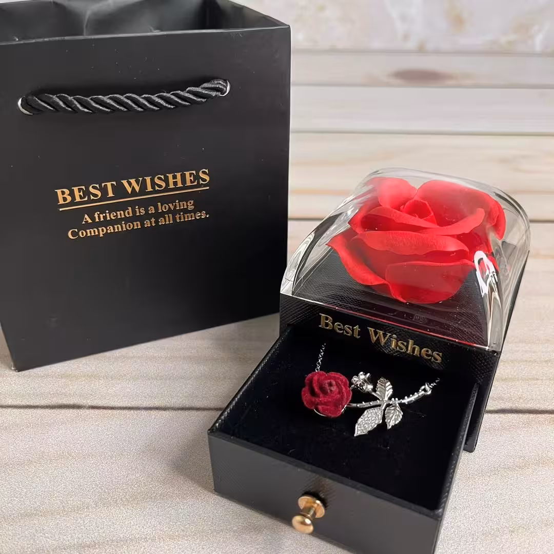 باکس هدیه طرح گل رز