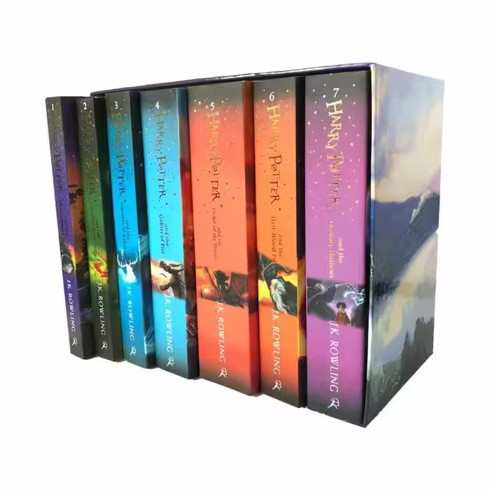 Harry Potter Box Set The Complete Collection پک کامل کتاب رمان هری پاتر ( انگلیسی )