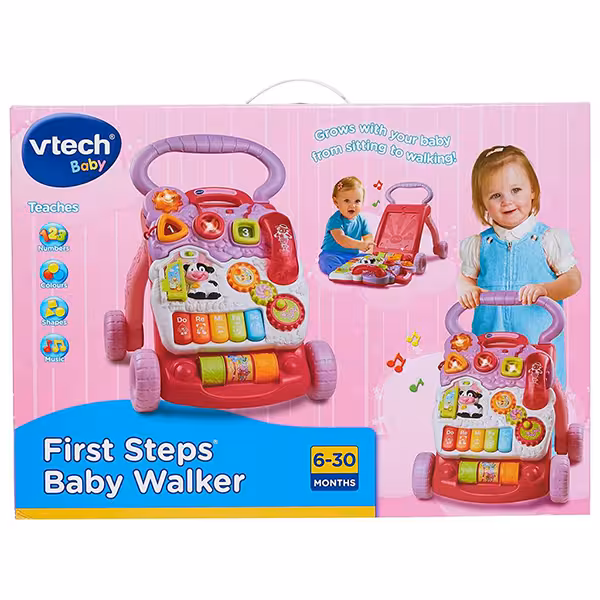 واکر آموزشی صورتی Vtech