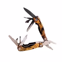 انبردست چند کاره طرح استتار شاخ و برگی سایز بزرگ مدل A01