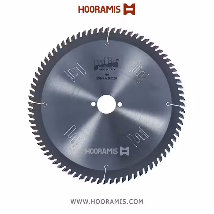 تیغ اره الماسه آلومینیوم بر 96 دندانه قطر 450 برند جولیا (Julia) ایتالیا |  کد رفرنس HMP450383FT96S |