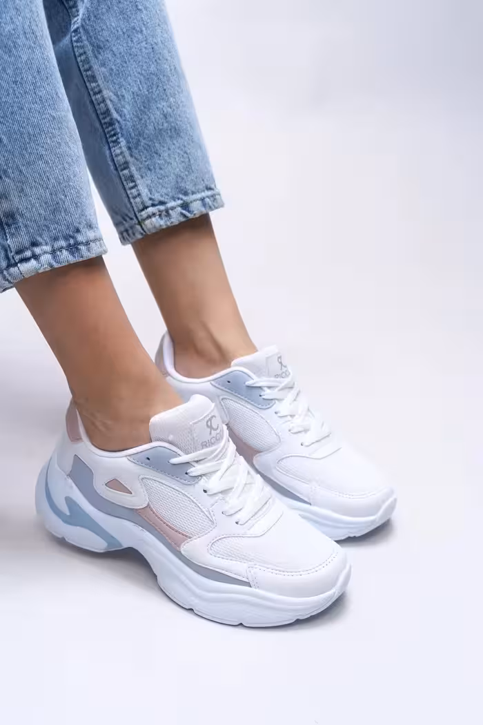 سماور زنانه سفید صورتی آبی – 3192