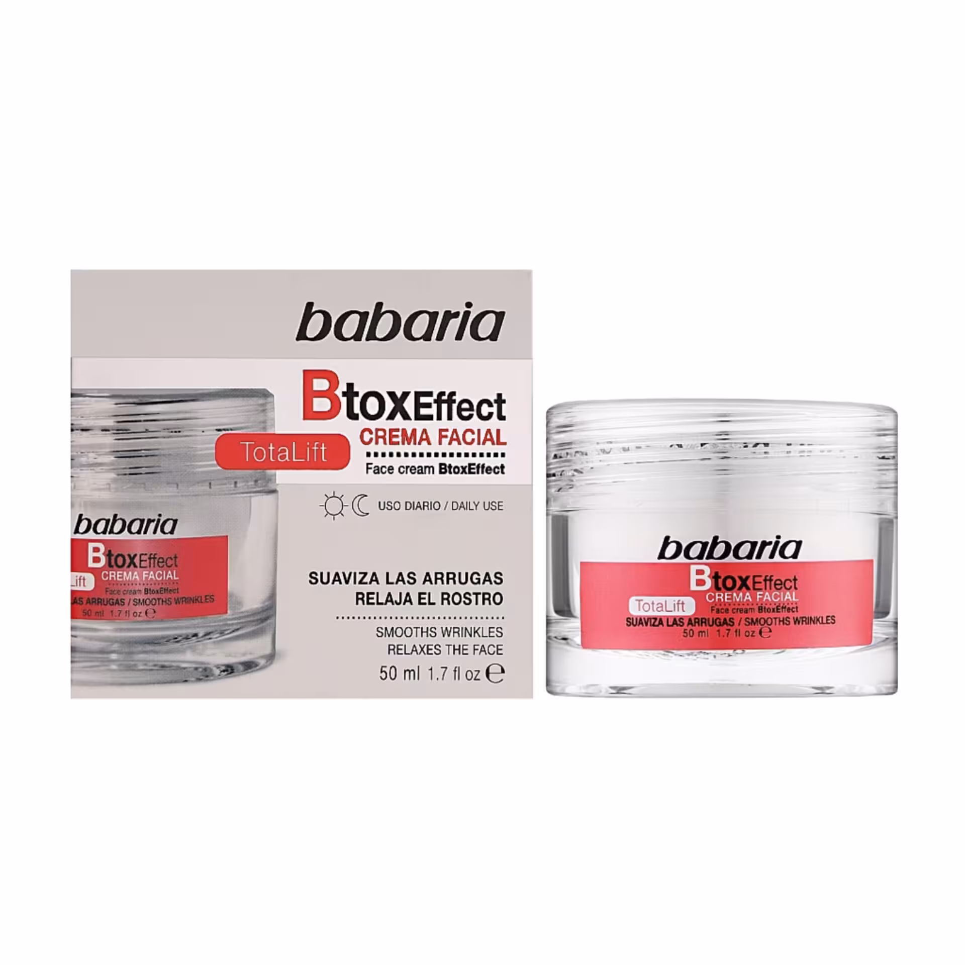 کرم ضد چروک صورت بوتاکس باباریا حجم 50 میل