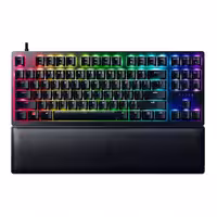 کیبورد گیمینگ ریزر مدل Razer Huntsman V2 Tenkeyless سوئیچ RED