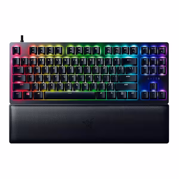کیبورد گیمینگ ریزر مدل Razer Huntsman V2 Tenkeyless سوئیچ RED