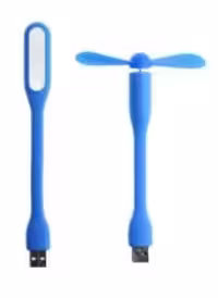 پنکه همراه Mini USB به همراه چراغ ال ایدی رنگ صورتی کد M10130