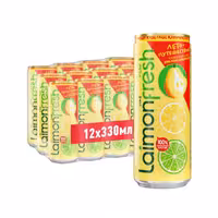 نوشیدنی آبمیوه مرکبات و گلابی لایمون فرش باکس 12 عددی laimon fresh