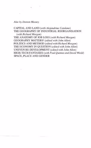 خرید و دانلود نسخه کامل کتاب Spatial divisions of labor: Social structures and the Geography of Production
