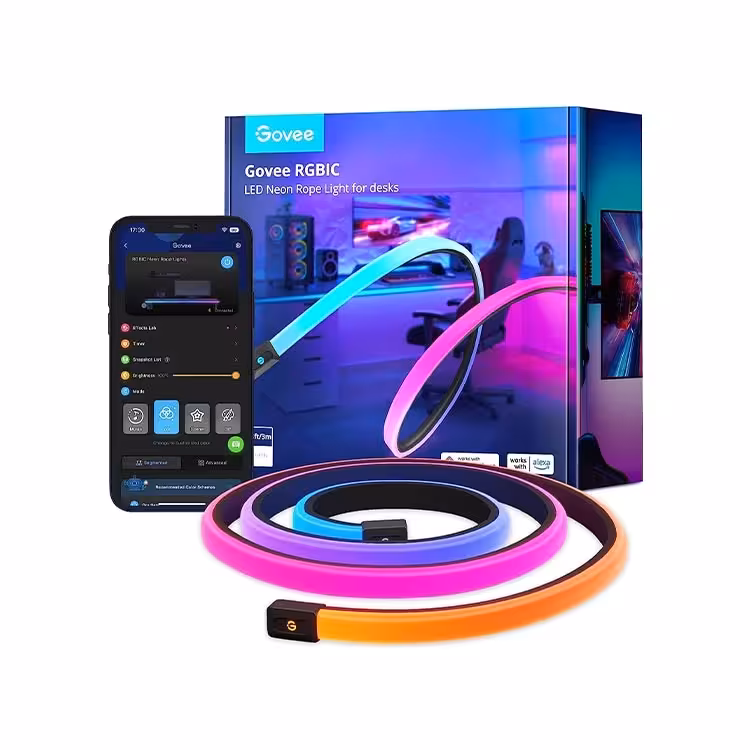 Govee RGBIC LED Neon Rope Lights for Desks