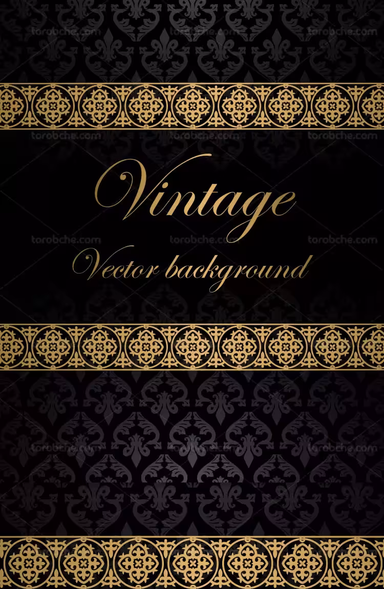 وکتور پس زمینه مشکی طلایی | گرافیک با طعم تربچه