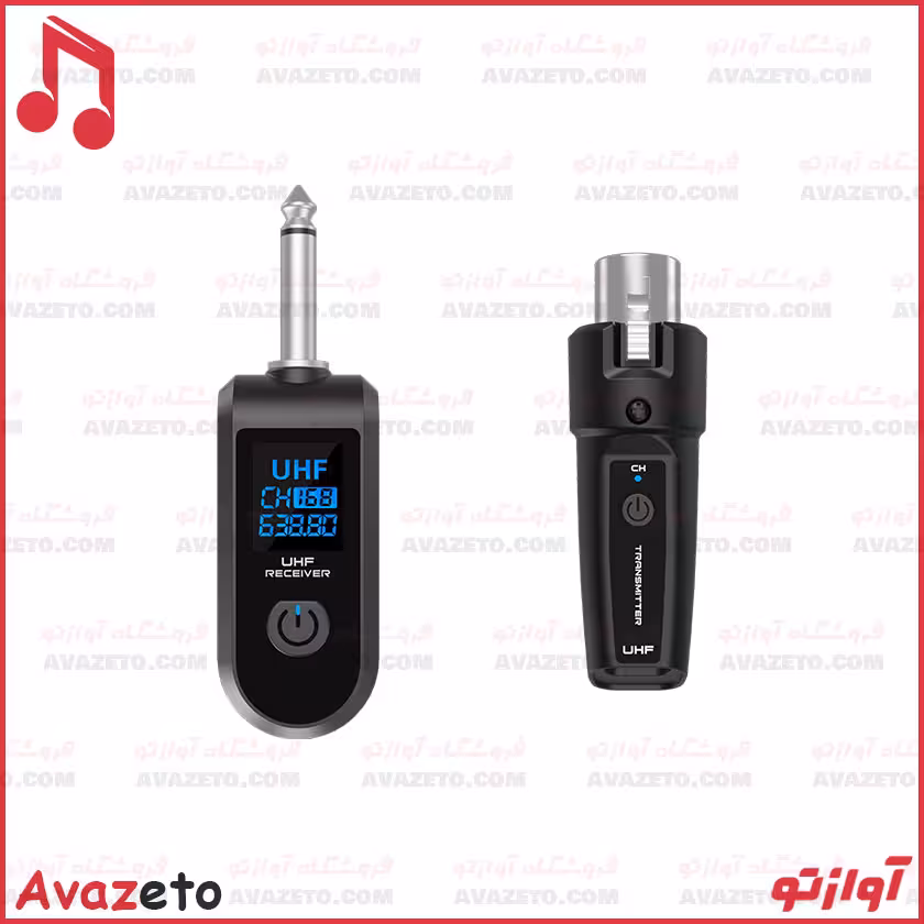 ست فرستنده گیرنده میکروفن دایناپرو DYNAPRO U110