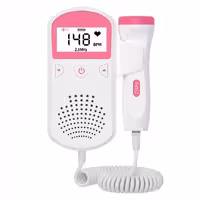 مانیتور جیبی ضربان قلب نوزاد ضربان قلب جنین داپلر قابل حمل برای مصارف خانگی