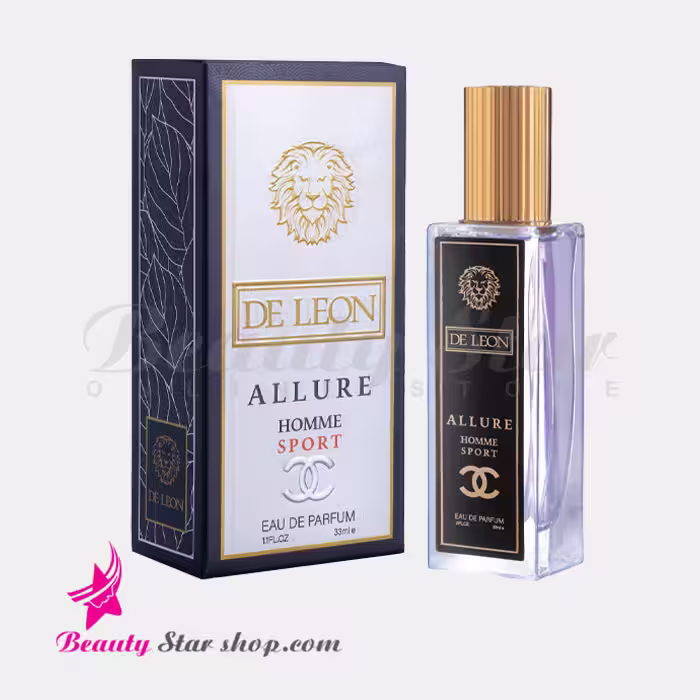 ادکلن مردانه دِلئون مدل شنل آلور هوم اسپرت (Chanel Allure Homme Sport) حجم 33 میلی لیتر