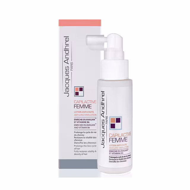 لوسیون ضد ریزش مو ژاک آندرل پاریس مدل CAPILACTIVE FEMME حجم 60 میلی گرمی