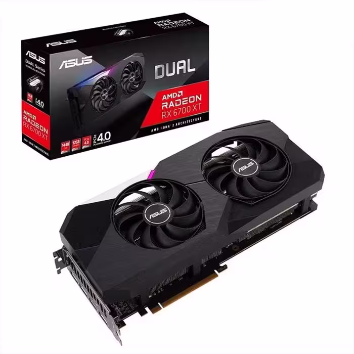 کارت گرافیک ایسوس DUAL RX 6700XT 12G