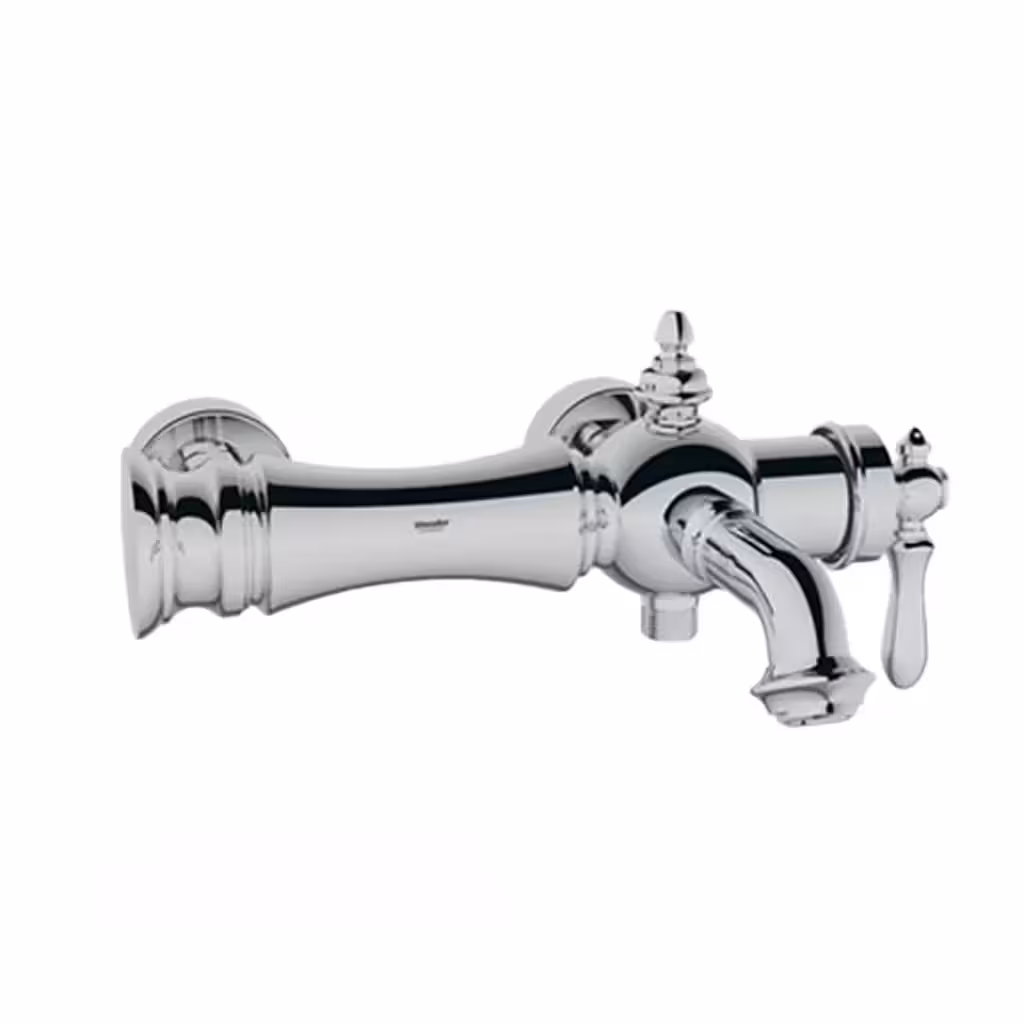 شیر حمام شودر مدل بیزانس کروم مات