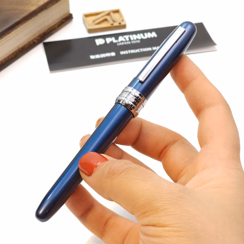 خودنویس پلاتینیوم پلیسیر آبی PLATINUM Plaisir Blue 56